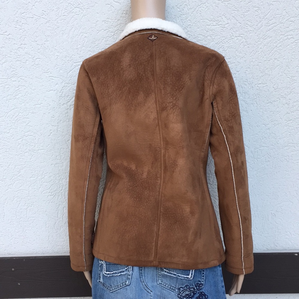 Prana jacket small faux suede shearling brown - Picture 4 of 9